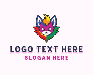 Pride - Fox Gamer Streaming logo design
