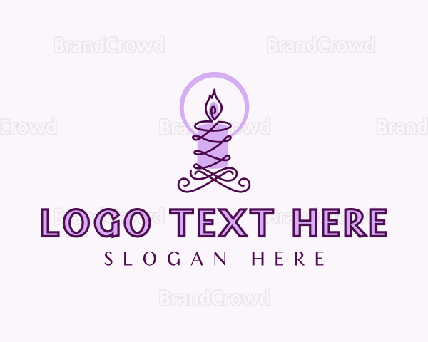 Candle Light Decoration Logo