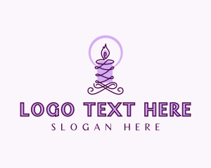 Candle Light Decoration Logo