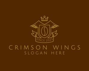 Royal Regal Cafe Wings logo design