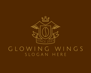 Royal Regal Cafe Wings logo design