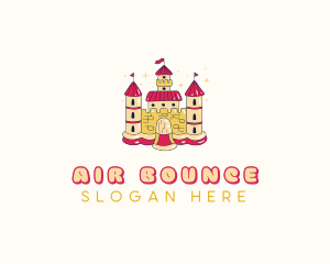 Sparkle Bounce House logo design