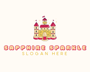 Sparkle Bounce House logo design