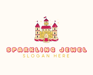 Sparkle Bounce House logo design