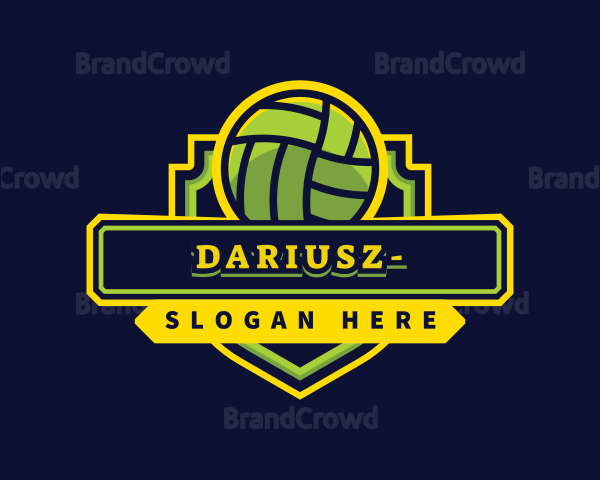 Sports Volleyball Team Logo