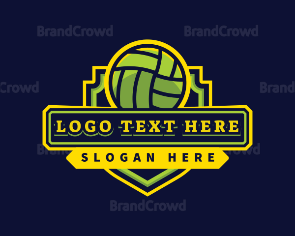 Sports Volleyball Team Logo