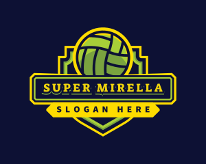 Sports Volleyball Team Logo
