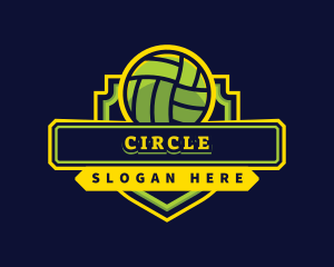 Sports Volleyball Team Logo