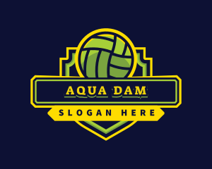 Sports Club Volleyball Team logo design