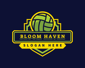 Sports Club Volleyball Team logo design