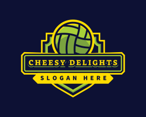 Sports Club Volleyball Team logo design