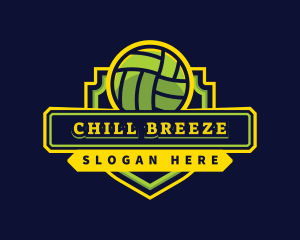 Sports Club Volleyball Team logo design