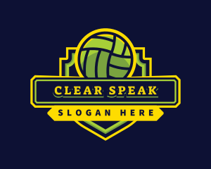 Sports Club Volleyball Team logo design