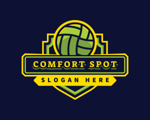 Sports Club Volleyball Team logo design