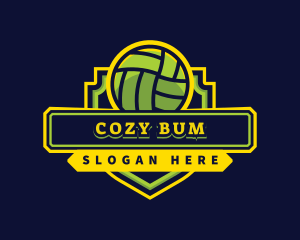 Sports Club Volleyball Team logo design