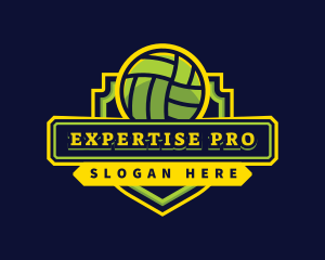 Sports Club Volleyball Team logo design