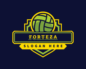 Sports Club Volleyball Team logo design