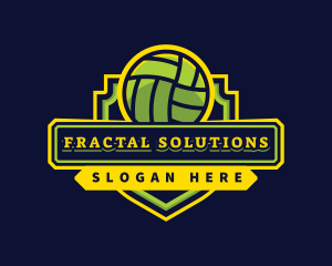 Sports Club Volleyball Team logo design