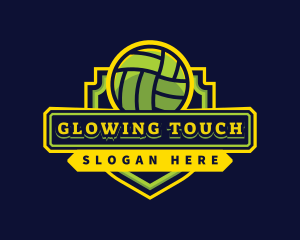 Sports Club Volleyball Team logo design