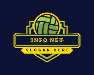 Sports Club Volleyball Team logo design