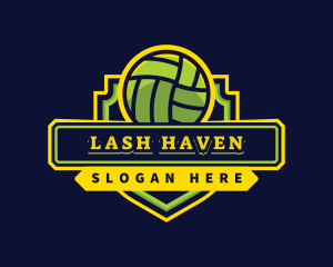 Sports Club Volleyball Team logo design