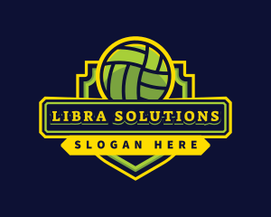 Sports Club Volleyball Team logo design