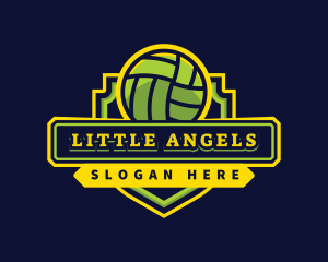 Sports Club Volleyball Team logo design