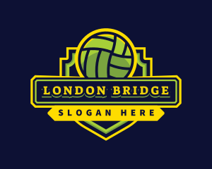 Sports Club Volleyball Team logo design