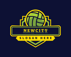 Sports Club Volleyball Team logo design