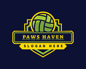 Sports Club Volleyball Team logo design