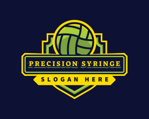 Sports Club Volleyball Team logo design