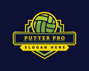 Sports Club Volleyball Team logo design