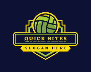 Sports Club Volleyball Team logo design