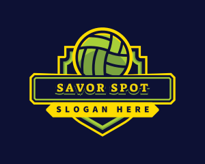 Sports Club Volleyball Team logo design