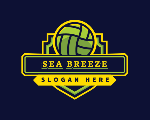 Sports Club Volleyball Team logo design