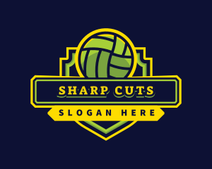 Sports Club Volleyball Team logo design