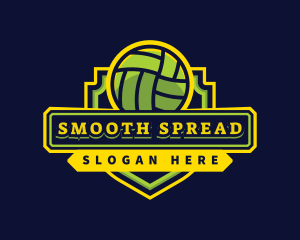 Sports Club Volleyball Team logo design