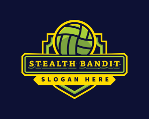 Sports Club Volleyball Team logo design