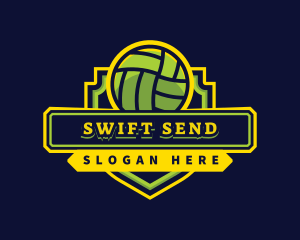 Sports Club Volleyball Team logo design