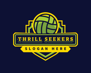 Sports Club Volleyball Team logo design