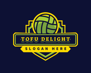 Sports Club Volleyball Team logo design