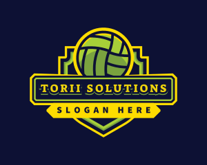 Sports Club Volleyball Team logo design