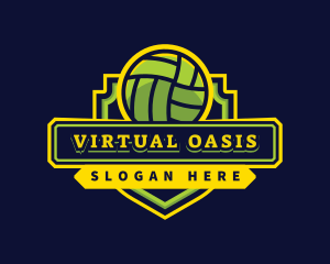 Sports Club Volleyball Team logo design