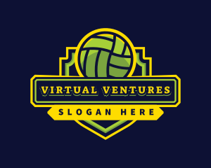 Sports Club Volleyball Team logo design