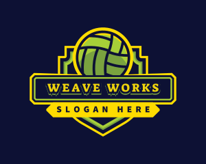 Sports Club Volleyball Team logo design