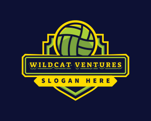 Sports Club Volleyball Team logo design