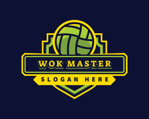 Sports Club Volleyball Team logo design