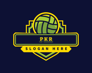 Sports Club Volleyball Team logo design