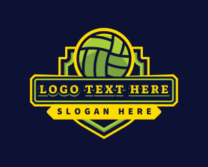 Spiker - Sports Volleyball Team logo design