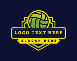 Sports Volleyball Team Logo